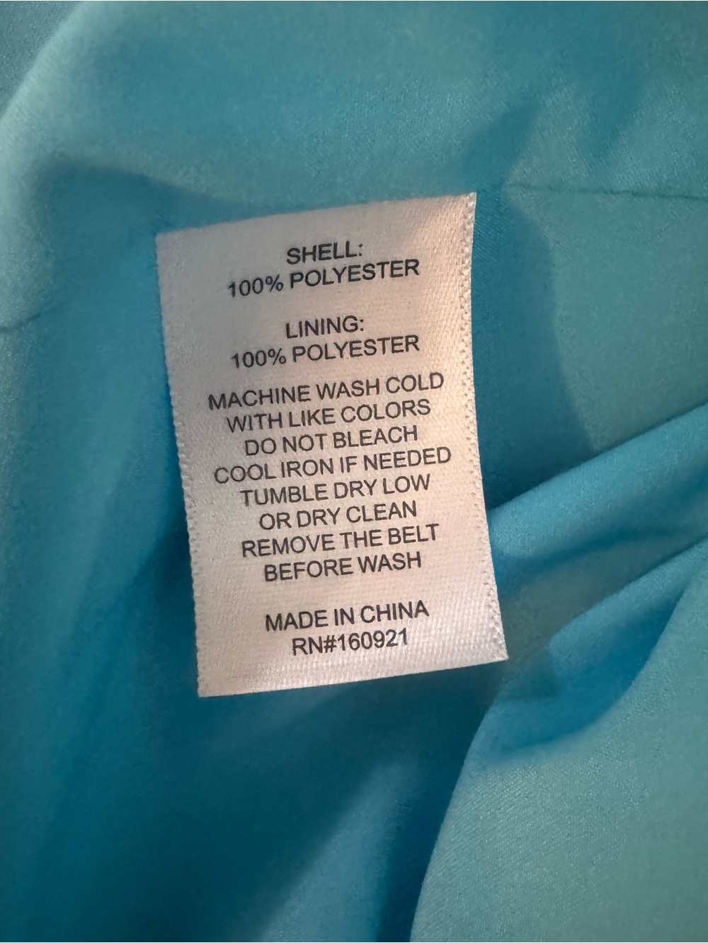 Alden Adair - Stunning Shimmery Teal Belted Organza Mini Dress / XS - Picture 5 of 5